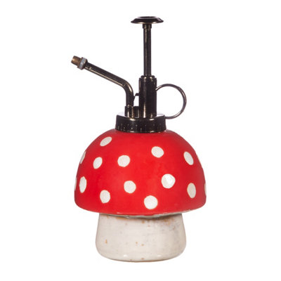 Sass & Belle Red Mushroom Plant Mister from B&Q