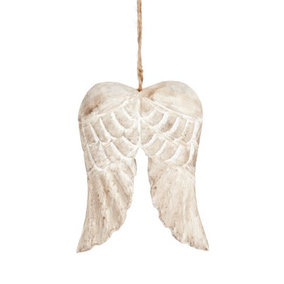 Sass & Belle Wooden Angel Wings Decoration from B&Q