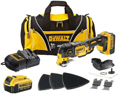 Dewalt Dcs355M2 18V Xr Cordless Brushless Oscillating Multitool + 2 X 4.0Ah Batt from B&Q