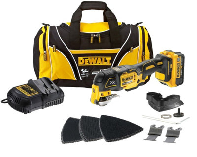 Dewalt Dcs355M1 18V Xr Cordless Brushless Oscillating Multitool +1 X 4.0Ah Batt from B&Q