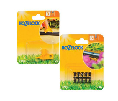 Hozelock 2799 Hole Punch And 2779 Pack Of 10 Blanking Plugs 13Mm
