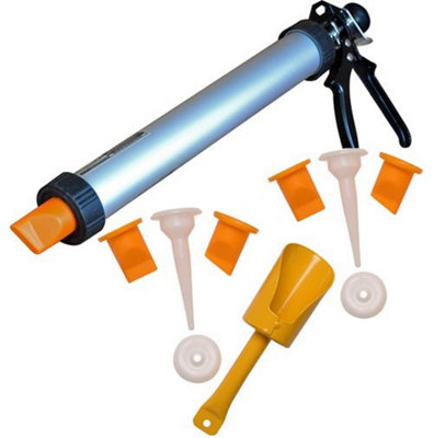 Roughneck Brick Mortar And Tile Grouting Pointing GunSpare Nozzles & Plunger from B&Q