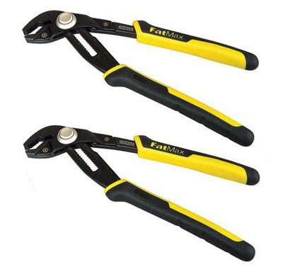 Stanley Twin Set Fatmax Groove Joint Waterpump Plier 200mm 8" 0-84-647 Sta084647 from B&Q