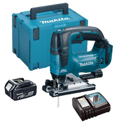 B&Q -  Djv182Rm1J 18V Lxt Brushless Top Handle Jigsaw + Makpac Case + 1 X 4.0Ah