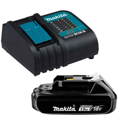 Makita Bl1815N Lithium Ion 1.5Ah Battery + Dc18Sd 9.6-18V 30 Minute Fast Charger
