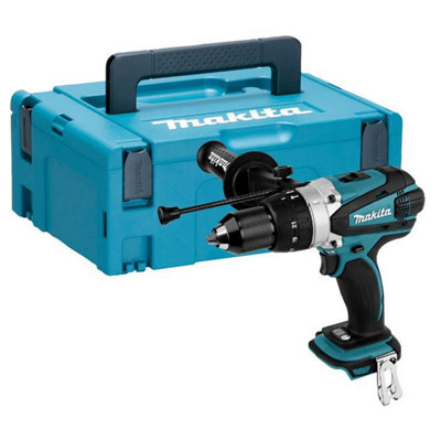Makita Dhp458Z 18V Lithium Ion Lxt Combi Hammer Drill + Makpac CaseBare Unit from B&Q