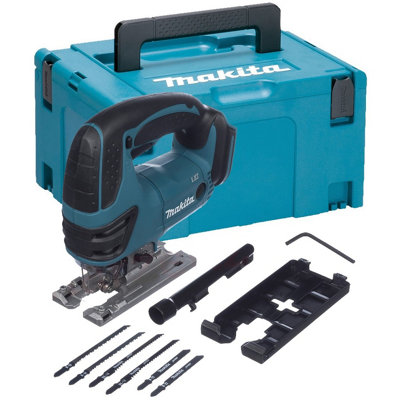 Makita Djv180Z 18V Jigsaw Lxt Lithium Ion Cordless + Blades + Makpac Case