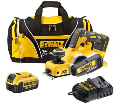 Dewalt Dcp580 M1 18V Xr Cordless Brushless Planer + 1 X 4.0Ah Batt, Charger + Bag