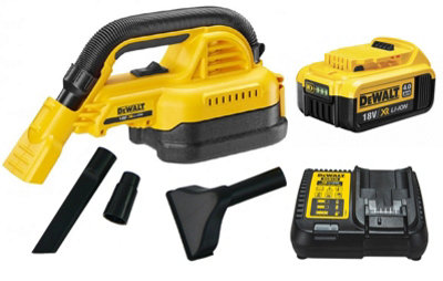 Dewalt Dcv517N Xr Handheld 18V Wet Dry Cordless Vacuum + 4.0Ah BatteryCharger from B&Q