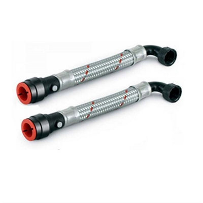 Salamander Pumps 2 X Salamander Pump Hose Angled 22mm X 3/4" Inch Flexible Anti Vibration Coupler from B&Q