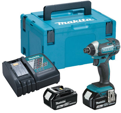 Makita Lxt Dtd152Rfj 18V Lithium Ion Impact Driver + 2 X 3.0 Batteries + Charger from B&Q