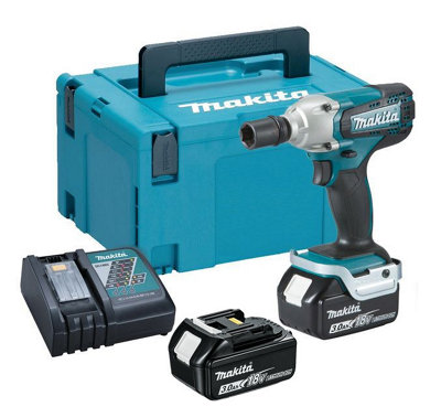 Makita Dtw190Rfj 18V Cordless Lxt 1/2" Impact Wrench + 2 X 3.0Ah Charger +Makpac from B&Q