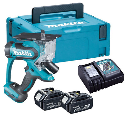 Makita Dsd180Rmj 18V Lxt Cordless Plasterboard Drywall Cutter2 X 4.0Ah Batt from B&Q
