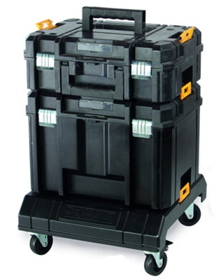 Dewalt Dwst1-71195 Tstak Vi Deep Tool Storage Case + Tool Case + Cart Trolley from B&Q