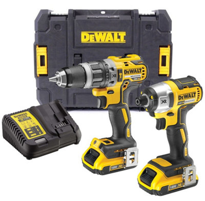 Dewalt Dck266D2T 18V Brushless Dcd796 Combi Drill Dcf887 Impact Driver 2 X 2.0Ah from B&Q