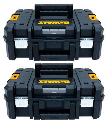 Dewalt Dwst1-70703 Tstak Ii Power Tool Storage Box 13.5L T-Stak CaseTwin Pack By Buyaparcel from B&Q