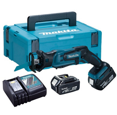 Makita Djr185Rmj 18V Garden Pruning Multi Saw Reciprocating Saw Hackzall Makpac from B&Q