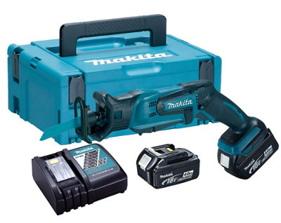 Makita Djr183Rmj 18V Cordless Reciprocating Pruning Saw Tool-Less + Makpac Case from B&Q