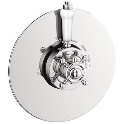 Buyaparcel Edwardian Thermostatic Traditional Concealed Shower Mixer Valve1 Outlet from B&Q