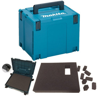Makita Makpac Stacking Connector Tool Case Systainer Type 4 + Foam Insert from B&Q