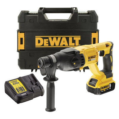 Dewalt Dch133P1 18V Sds+ Brushless Hammer Sds Drill 1 X 5.0Ah Battery Tstak Case