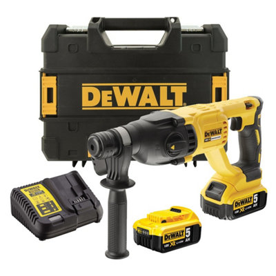 Dewalt Dch133P2 18V Sds+ Brushless Hammer Sds Drill 2 X 5.0Ah Battery Tstak Case