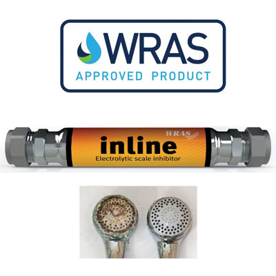 Trappex Inline Electrolytic Scale Reducer Inhibitor 15mm Compression Lime Beater from B&Q