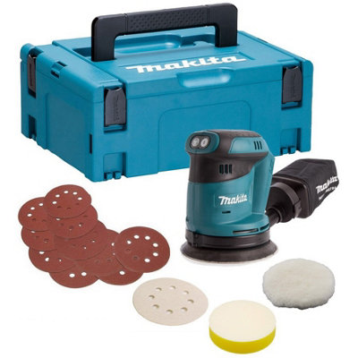 B&Q -  Dbo180Z 18V Lxt Lithium Random Orbital Sander Polisher 125mm Wood Sponge
