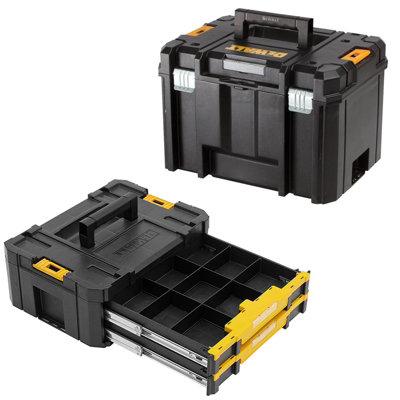 Dewalt Tstak Vi ComboHeavy Duty Deep Tool Storage Case + 2 Drawer Organiser from B&Q