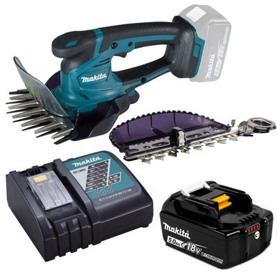 Makita Dum604zx Lxt 18V Li-Ion Cordless Grass Shear Cutter Trimmer 1 X 5.0Ah Silver/Red