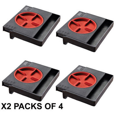 B&Q -  Av2 Floor Edge Adjustable Spacers Hardwood Laminate Parquet Set Of 8