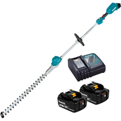 Makita Dun600lz Lxt 18V Li-Ion Brushless Pole Hedge Cutter Trimmer 2X5.0ah