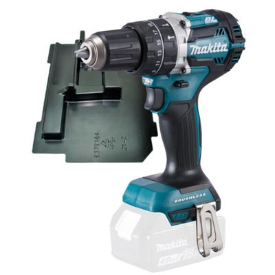 Makita Dhp484Z 18V Lxt Lithium Ion Brushless Combi Hammer Drill + Makpac Inlay