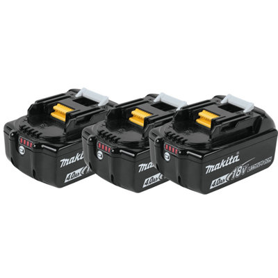 3 X Makita 18V 4.0Ah Li-Ion Lxt Battery Bl1840 Bl1840B 4Ah 196399-0 Genuine Uk from B&Q