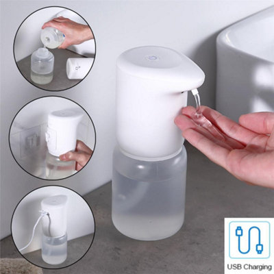 Buyaparcel Touchless Ir Automatic Hand Sanitiser Gel Dispenser Wall Mountable 400Ml Usb from B&Q