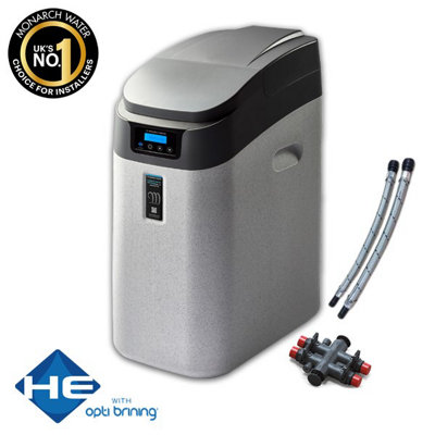 Monarch Master He Freeflow Water Softener Ultimate Series 22mm Hoses Pressurised from B&Q