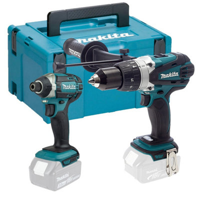 Makita Dlx2145 18V Lxt Dhp458 Combi Hammer Drill + Dtd152 Impact Driver + Makpac from B&Q