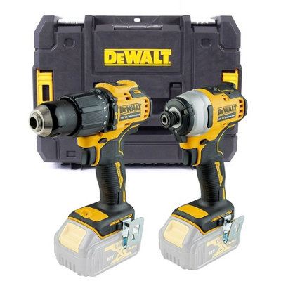 B&Q Dewalt Dck2062 18V Brushless Dcd709 Combi Drill Dcf809 Impact Driver Bare+ Tstak