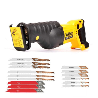 Dewalt Dcs380N 18V Xr Reciprocating Saw Li-Ion Recip Sabre Saw Clamp Bare Blades from B&Q