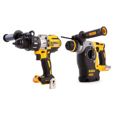 Dewalt Dck229 18V Brushless Pack Dcd996 Combi Drill + Dch273 Sds Hammer Bare from B&Q
