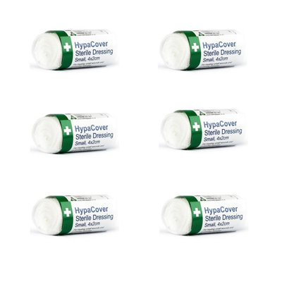 Hypacover Sterile Wound Dressing Hse Compliant 1St Aid Bandage 2Cm Small X6 from B&Q