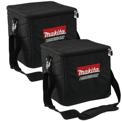 Makita 10" 225mm Canvas Nylon Cube Bag Tool Bag Toolbox ToolbagTwin Pack from B&Q