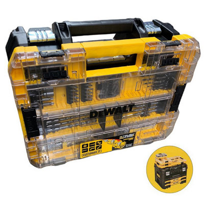 Dewalt Dt70762 85Pc Screwdriver Drill Bit Set Hss + Toughcase + Drill Tstak Case from B&Q