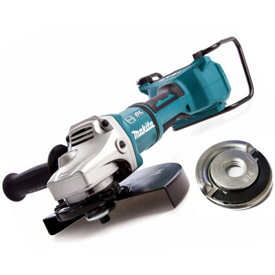 Makita Dga900z 18V / 36V Cordless Brushless 230Mm 9" Angle Grinder + Quick Nut