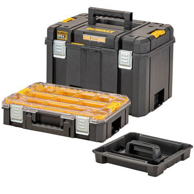 Dewalt Dwst83520-1 Tstak 2.0 Vi Deep Tool Storage Case + Tote + Organiser Case from B&Q