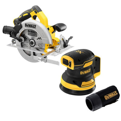  - Dewalt Dcs570N 18V Brushless Xr 184mm Circular Saw & Dcw210N Orbital Sander