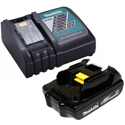 Makita Bl1815N 18V Lxt 1.5Ah Battery + Dc18Rc Fast 15 Minute Charger from B&Q