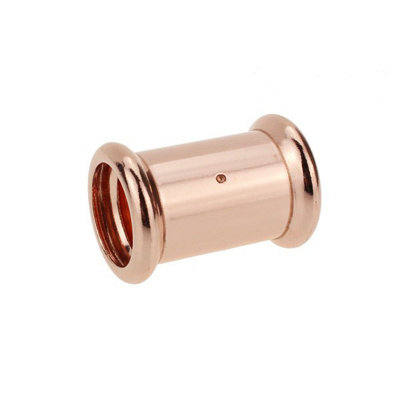 X5 Copper Press Fit Straight 22mm Connector  Wras Crimp Fitting from B&Q