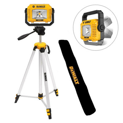 Dewalt Dcl077 18V Xr Led Light Tripod Site Light Pivot Head Cordless 2000 Lumen