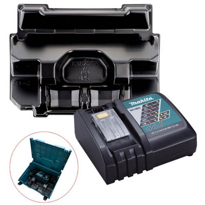 Makita Dc18Rc 18V 22Min Intelligent Fast Lithium Battery Charger + Battery Inlay from B&Q